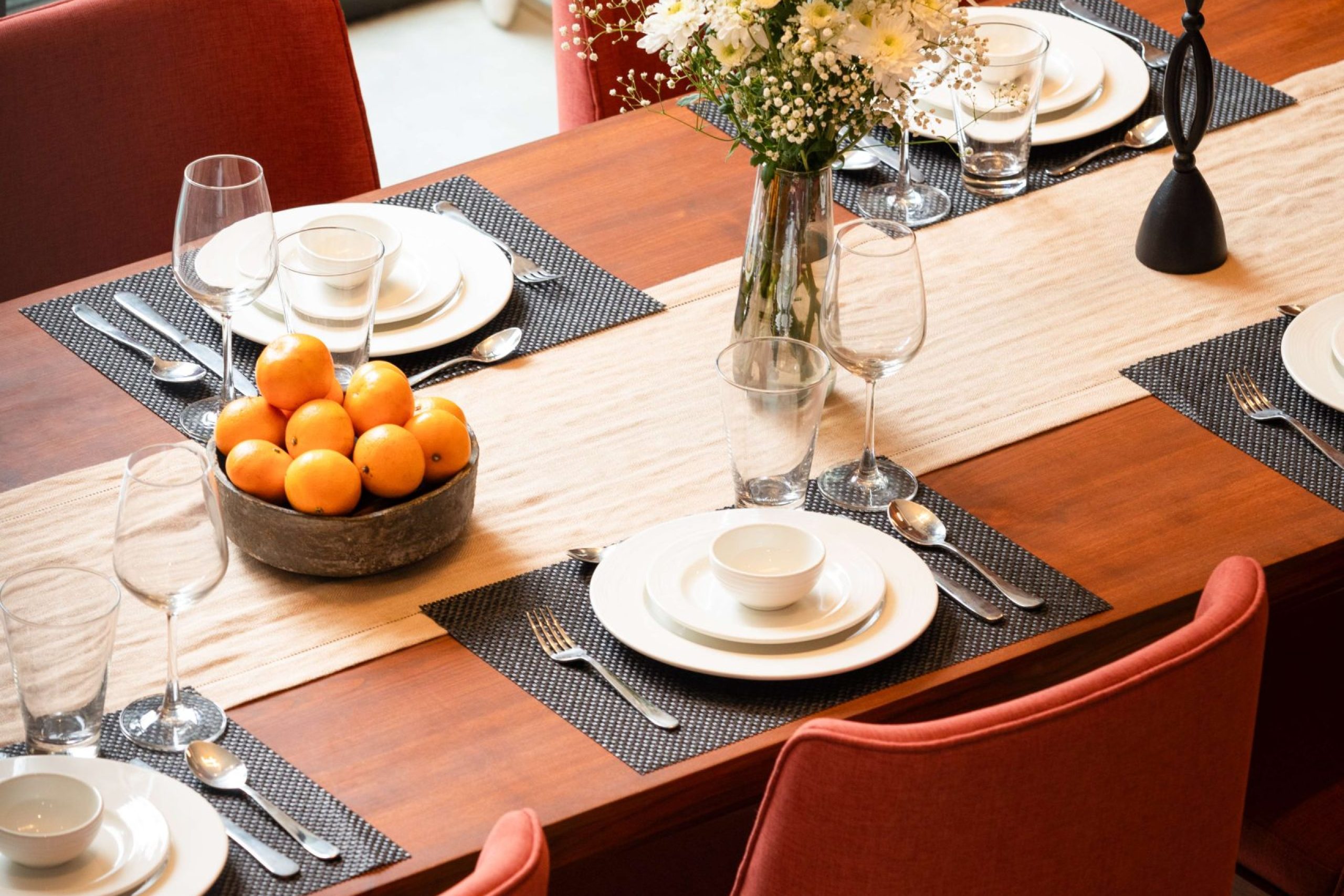 Image showing dining room of Private Villa with private pool for rent in North Goa